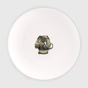 Тарелка с принтом Слон-военный в Тюмени, фарфор | диаметр - 210 мм
диаметр для нанесения принта - 120 мм | автомат | арт | животное | зверь | оружие | рисунок | слон | человекоподобный