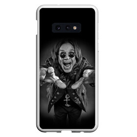 Чехол для Samsung S10E с принтом OZZY OSBOURNE в Тюмени, Силикон | Область печати: задняя сторона чехла, без боковых панелей | black | black sabbath | dark | fear | hand | metal | music | osbourne | punk | rock | дедушка | металл | музыка | озборн | оззи | панк | рок | ужас | черный