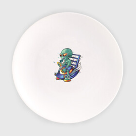 Тарелка с принтом Зеленый человечек в Тюмени, фарфор | диаметр - 210 мм
диаметр для нанесения принта - 120 мм | зеленый человечек | инопланетянин | летающая тарелка | неопознанное | нло | отдых | пришелец