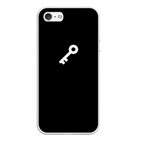 Чехол для iPhone 5/5S матовый с принтом Ключ - Цитаты великих в Тюмени, Силикон | Область печати: задняя сторона чехла, без боковых панелей | Тематика изображения на принте: для брата | для друга | ключ подходит ко всем замкам | минимализм | смешно