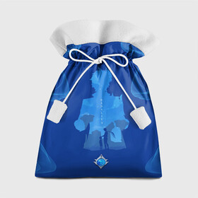 Подарочный 3D мешок с принтом ТАРТАЛЬЯ | ЧАЙЛЬД в Тюмени, 100% полиэстер | Размер: 29*39 см | Тематика изображения на принте: anime | game | hydro | аниме | геншин | гидро | игра | импакт | молитва | тарталья | чайльд