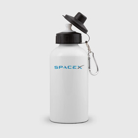 Бутылка спортивная с принтом Space X, Спейс Икс лого в Тюмени, металл | емкость — 500 мл, в комплекте две пластиковые крышки и карабин для крепления | astronautics | space | space x | spacex | usa | америка | космическая компания | космические полеты | космонавтика | космос | полеты | про космос | спейс x | спейс икс 