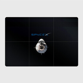 Магнитный плакат 3Х2 с принтом SpaceX Dragon 2 в Тюмени, Полимерный материал с магнитным слоем | 6 деталей размером 9*9 см | rocket | ship | space | spaceship | spacex | икс | корабль | космический | космос | ракета | спейс