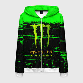 Мужская толстовка 3D на молнии с принтом MONSTER ENERGY NEON LOGO в Тюмени, 100% полиэстер | длина до линии бедра, манжеты и пояс оформлены мягкой тканевой резинкой, двухслойный капюшон со шнурком для регулировки, спереди молния, по бокам два кармана | Тематика изображения на принте: monster | monster energy | монстер | монстер енерджи | монстер енэрджи | монстер энерджи | неон | энергетик | энергетический напиток