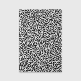 Обложка для паспорта матовая кожа с принтом Буквы UKFC в Тюмени, натуральная матовая кожа | размер 19,3 х 13,7 см; прозрачные пластиковые крепления | Тематика изображения на принте: kfc | ufc | алфавит | паттерн | узор