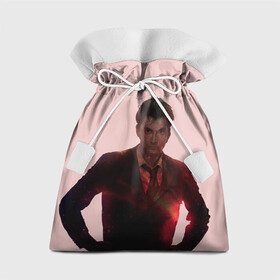 Подарочный 3D мешок с принтом David Tennant в Тюмени, 100% полиэстер | Размер: 29*39 см | doctor who | serial | доктор кто | путешествия во времени | сериал | сериалы | фантастика
