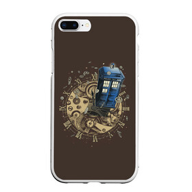 Чехол для iPhone 7Plus/8 Plus матовый с принтом Tie to Tardis в Тюмени, Силикон | Область печати: задняя сторона чехла, без боковых панелей | Тематика изображения на принте: doctor who | serial | доктор кто | путешествия во времени | сериал | сериалы | фантастика