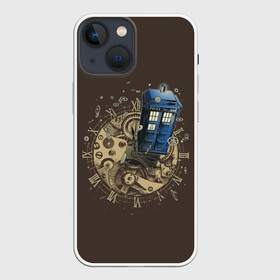 Чехол для iPhone 13 mini с принтом Tie to Tardis в Тюмени,  |  | doctor who | serial | доктор кто | путешествия во времени | сериал | сериалы | фантастика