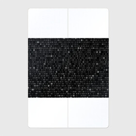 Магнитный плакат 2Х3 с принтом Бинарный код в Тюмени, Полимерный материал с магнитным слоем | 6 деталей размером 9*9 см | matrix | бинарный код | единица | единицы | матрица | нули | нули и единицы | нуль