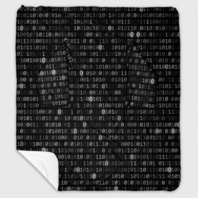 Плед с рукавами с принтом Бинарный код в Тюмени, 100% полиэстер | Закругленные углы, все края обработаны. Ткань не мнется и не растягивается. Размер 170*145 | matrix | бинарный код | единица | единицы | матрица | нули | нули и единицы | нуль