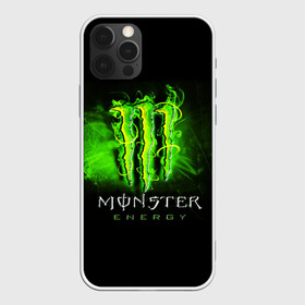 Чехол для iPhone 12 Pro Max с принтом MONSTER ENERGY NEON | НЕОН в Тюмени, Силикон |  | monster | monster energy | монстер | монстер енерджи | монстер енэрджи | монстер энерджи | неон | энергетик | энергетический напиток