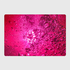 Магнитный плакат 3Х2 с принтом Розовые Пузырьки в Тюмени, Полимерный материал с магнитным слоем | 6 деталей размером 9*9 см | абстрактный розовый | неоновый розовый | розовая вода | розовый мир