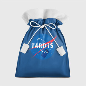 Подарочный 3D мешок с принтом Тардис в космосе в Тюмени, 100% полиэстер | Размер: 29*39 см | doctor who | serial | доктор кто | путешествия во времени | сериал | сериалы | фантастика