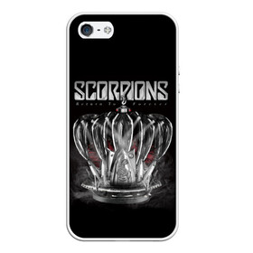 Чехол для iPhone 5/5S матовый с принтом SCORPIONS в Тюмени, Силикон | Область печати: задняя сторона чехла, без боковых панелей | chainge | forever | germany | grunge | king | metal | music | punk | return | rock | scorpions | wind | ветер | германия | гранж | корона | метал | панк | перемен | рок | скорпионс | хард рок