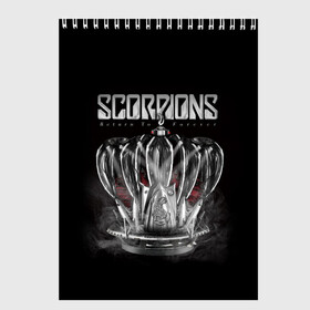 Скетчбук с принтом SCORPIONS в Тюмени, 100% бумага
 | 48 листов, плотность листов — 100 г/м2, плотность картонной обложки — 250 г/м2. Листы скреплены сверху удобной пружинной спиралью | chainge | forever | germany | grunge | king | metal | music | punk | return | rock | scorpions | wind | ветер | германия | гранж | корона | метал | панк | перемен | рок | скорпионс | хард рок