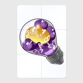 Магнитный плакат 2Х3 с принтом Первая лампочка в Тюмени, Полимерный материал с магнитным слоем | 6 деталей размером 9*9 см | арт | лампочка | рисунок | свет | слайм | слаймы | электричество | электро
