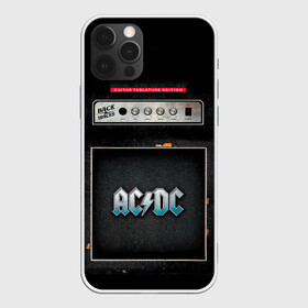 Чехол для iPhone 12 Pro с принтом Backtracks - AC/DC в Тюмени, силикон | область печати: задняя сторона чехла, без боковых панелей | Тематика изображения на принте: ac dc | acdc | acdc ас дс | angus | back in black | highway to hell | mckinnon | you | австралийская | ангус янг | ас дс | асдс | блюз | в форме | гитара | группа | крис слэйд | метал | молния | музыка | певец | рок | рок н ролл | стиви янг