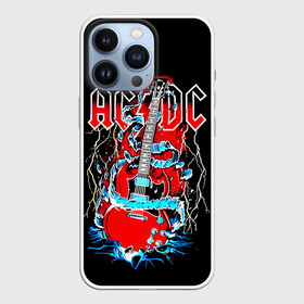 Чехол для iPhone 13 Pro с принтом AC DC гитара в Тюмени,  |  | ac dc | acdc | acdc ас дс | angus | back in black | highway to hell | mckinnon | you | австралийская | ангус янг | ас дс | асдс | блюз | в форме | гитара | группа | крис слэйд | метал | молния | музыка | певец | рок | рок н ролл | стиви янг