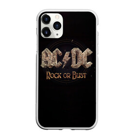 Чехол для iPhone 11 Pro матовый с принтом AC/DC Rock or Bust в Тюмени, Силикон |  | ac dc | acdc | acdc ас дс | angus young | back in black | highway to hell | mckinno | австралийская | ангус янг | ас дс | асдс | блюз | в форме | гитара | группа | крис слэйд | метал | молния | музыка | певец | рок | рок н ролл | стиви янг