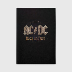 Обложка для автодокументов с принтом AC/DC Rock or Bust в Тюмени, натуральная кожа |  размер 19,9*13 см; внутри 4 больших “конверта” для документов и один маленький отдел — туда идеально встанут права | ac dc | acdc | acdc ас дс | angus young | back in black | highway to hell | mckinno | австралийская | ангус янг | ас дс | асдс | блюз | в форме | гитара | группа | крис слэйд | метал | молния | музыка | певец | рок | рок н ролл | стиви янг