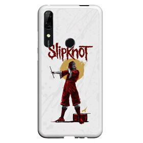 Чехол для Honor P Smart Z с принтом SLIPKNOT | СЛИПКНОТ (Z) в Тюмени, Силикон | Область печати: задняя сторона чехла, без боковых панелей | joey jordison | rock | slipknot | джордисон джои | петля | рок | скользящий узел | слипкнот | тяжелый рок | удавка