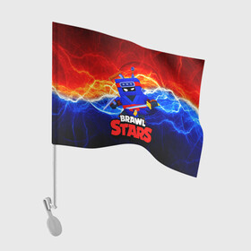 Флаг для автомобиля с принтом ЭШ НИНДЗЯ Ash Brawl Stars в Тюмени, 100% полиэстер | Размер: 30*21 см | ash | brawl | brawl stars | brawlstars | brawl_stars | аш | бравл | бравлстарс | эш