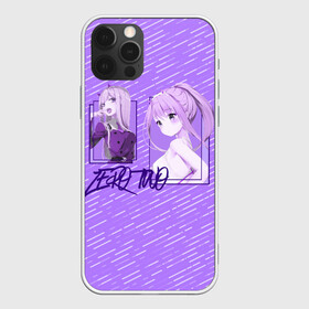 Чехол для iPhone 12 Pro Max с принтом Zero Two в прямоугольнике в Тюмени, Силикон |  | darling | darling in the franxx | zero two | вайфу | зеро ту | код 002 | любимый во франксе | франкс