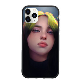 Чехол для iPhone 11 Pro матовый с принтом Billie Eilish: Рисунок в Тюмени, Силикон |  | billie eilish | celebrity | drawing | face | space | turquoise | билли айлиш | бирюзовый | знаменитость | космос | лицо | рисовка