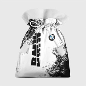 Подарочный 3D мешок с принтом BMW | БМВ РАЗРЕЗАННОЕ ЛОГО в Тюмени, 100% полиэстер | Размер: 29*39 см | bmw | авто | автомобиль | бмв | логотип | марка | машина | модель
