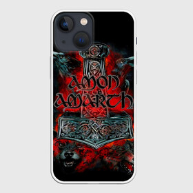 Чехол для iPhone 13 mini с принтом Amon Amarth в Тюмени,  |  | amon amarth | metal | викинг метал | группы | дэт метал | метал | музыка | рок