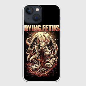 Чехол для iPhone 13 mini с принтом Dying Fetus в Тюмени,  |  | death metal | dying fetus | грайндкор | группы | метал | музыка | рок