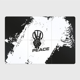 Магнитный плакат 3Х2 с принтом Peace | Мир (Z) в Тюмени, Полимерный материал с магнитным слоем | 6 деталей размером 9*9 см | anarchy | hippies | peace | анархизм | анархия | два пальца | знак | знаки | любовь | мир | хиппи