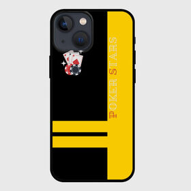 Чехол для iPhone 13 mini с принтом Poker stars   Покер Старс в Тюмени,  |  | казино | карта | карточные игры | кориандр | пара карт | техасский стиль | чемпионат мира