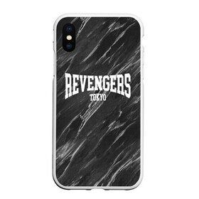 Чехол для iPhone XS Max матовый с принтом REVENGERS | TOKYO в Тюмени, Силикон | Область печати: задняя сторона чехла, без боковых панелей | anime | baji | keisuke | tokyo revengers | valhalla | аниме | баджи | вальхалла | манга | мстители | токийские мстители | токио | тосва