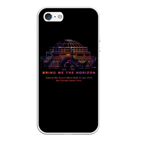 Чехол для iPhone 5/5S матовый с принтом  Live at the Royal Albert Hall - BMTH в Тюмени, Силикон | Область печати: задняя сторона чехла, без боковых панелей | Тематика изображения на принте: bmth | bring me the horizon | альтернативный | бмт | бмтх | бмтш | брин | бринг | горизонт | достань для меня | дэткор | зе | метал | ми | рок | хоризон | электроник