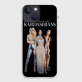 Чехол для iPhone 13 mini с принтом Сестры Кардашьян в Тюмени,  |  | armenian women | family | famous | kardashians | khloe kardashian | kim kardashian | kylie jenner | sisters | армянки | знаменитые | кайли дженнер | кардашьян | ким кардашьян | семейство | сестры | хлоя кардашьян