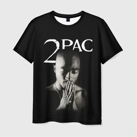 Мужская футболка 3D с принтом TUPAC в Тюмени, 100% полиэфир | прямой крой, круглый вырез горловины, длина до линии бедер | 2pac | black | gangsta | hip hop | legend | music | rap | shakur | tupac | usa | гангстер | музыка | рэп | сша | тупак | хип хоп | шакур