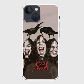 Чехол для iPhone 13 mini с принтом Ozzy Osbourne в Тюмени,  |  | black sabbath | hard rock | heavy metal | john michael osbourne | ozzy osbourne | джон майкл осборн | оззи осборн | хард рок | хеви метал