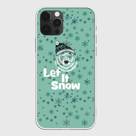 Чехол для iPhone 12 Pro Max с принтом Зима снежинки в Тюмени, Силикон |  | let it snow | зима | идёт снег | медведь | метель | нг | новый год | рождество | снег | снегопад | снежинки