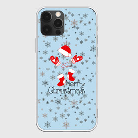 Чехол для iPhone 12 Pro Max с принтом Рождественская метель  в Тюмени, Силикон |  | Тематика изображения на принте: let it snow | merry christmas | зима | идёт снег | медведь | метель | нг | новый год | рождество | с рождеством | снег | снегопад | снежинки