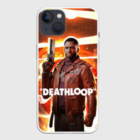 Чехол для iPhone 13 с принтом Кольт Ван Deathloop в Тюмени,  |  | bethesda | colt vahn | deathloop | games | gun | julianna 