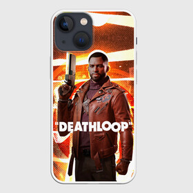 Чехол для iPhone 13 mini с принтом Кольт Ван Deathloop в Тюмени,  |  | bethesda | colt vahn | deathloop | games | gun | julianna 