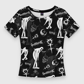 Женская футболка 3D Slim с принтом Ghostemane в Тюмени,  |  | Тематика изображения на принте: anti icon | ghostemane | ill biz | mercury | noise | young crowley | гостмейн | рэп | рэпер | эрик уитни