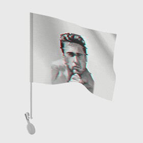 Флаг для автомобиля с принтом Billie Herrington Gachimuchi в Тюмени, 100% полиэстер | Размер: 30*21 см | billie herrington gachimuchi | gachimuchi | актер | гачимучи | интернет мем | мем