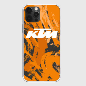 Чехол для iPhone 12 Pro Max с принтом KTM | КТМ (Z) в Тюмени, Силикон |  | enduro | grange | ktm | moto | moto sport | motocycle | sportmotorcycle | гранж | ктм | мото | мото спорт | мотоспорт | спорт мото