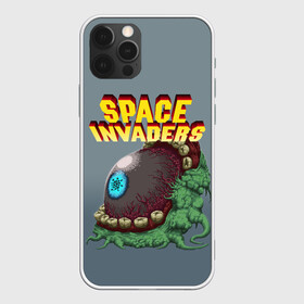 Чехол для iPhone 12 Pro Max с принтом Boss | Space Invaders | Old game (Z) в Тюмени, Силикон |  | Тематика изображения на принте: boss | dendy | invaders | nintendo | shootem up | space invaders | денди | захватчики | космические захватчики | су имбэ | чужаки