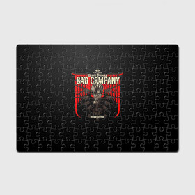 Головоломка Пазл магнитный 126 элементов с принтом BAD COMPANY - Five Finger Death Punch в Тюмени, полимерный материал с магнитным слоем | 126 деталей, размер изделия —  180*270 мм | 5fdp | 5фдп | ffdp | five finger death punch | ivan lewis greening | ivan moody | айвен льюис грининг | метал группа | рок группа | файв фингер дед панч | ффдп