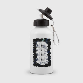 Бутылка спортивная с принтом free hugs в Тюмени, металл | емкость — 500 мл, в комплекте две пластиковые крышки и карабин для крепления | hug | доброта | клавиатура | краски | обнимашки | объятия