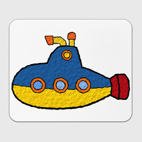 Коврик для мышки прямоугольный с принтом Подводная лодка в Тюмени, натуральный каучук | размер 230 х 185 мм; запечатка лицевой стороны | submarine | наутилус | подводная лодка