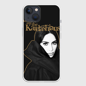 Чехол для iPhone 13 с принтом Ким Кардашьян в Тюмени,  |  | armenian | black dress | celebrity | kardashian family | kim kardashian | армянка | знаменитость | ким кардашьян | семейство кардашьян | черное платье